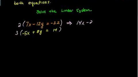 How to Solve Linear Systems by Changing Both Equations. Algebra