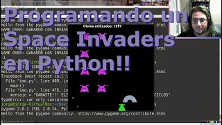 PROGRAMANDO un video juego de SPACE INVADERS en PYTHON