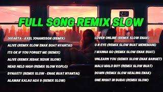 FULL SONG REMIX SLOW !! ENAK MENEMANI KALIAN NYANTE DALAM PERJALANAN ( RHAF BEATS )