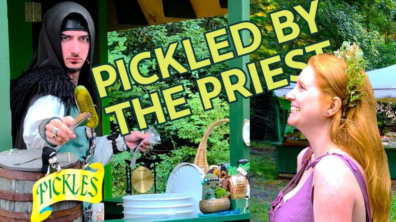 Meeting the famous Pickle Priest!