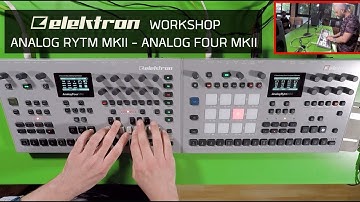 Workshop Elektron Analog RYTM MK2 y Analog Four MK2