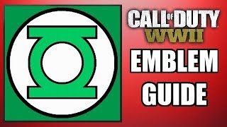 COD: WW2 - GREEN LANTERN! - Easy Emblem Guide