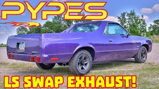 My solution  for LS Swap G body Exhaust. (El Camino.