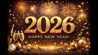 Happy New Year Background with magical music 2026 