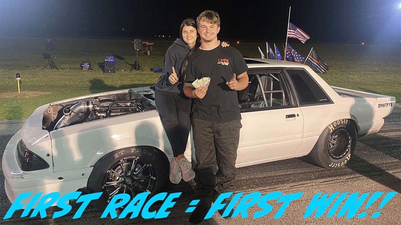 Avery Wins His First Race in His New Turbo LS No Prep Car! - YouTube