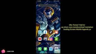 TUTORIAL CARA DOWNLOAD VIDEO LOADING SCREEN ML KALIAN !! VIRAL TIKTOK 👍