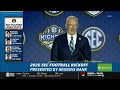 SEC Commissioner Greg Sankey Opening Statement | 2026 SEC Football Media Days