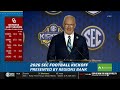SEC Commissioner Greg Sankey Opening Statement | 2026 SEC Football Media Days