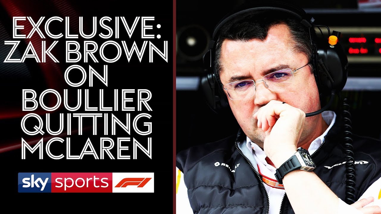 EXCLUSIVE! Zak Brown on Eric Boullier QUITTING McLaren!