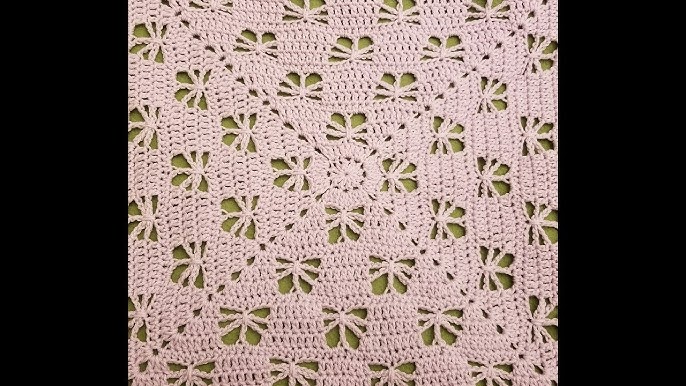 Craftside: Dogwood flower granny square pattern from the The