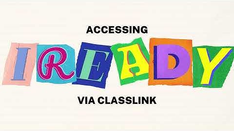 access iready via classlink