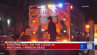 Man fatally shot after dispute in Manhattan, police searching for shooter