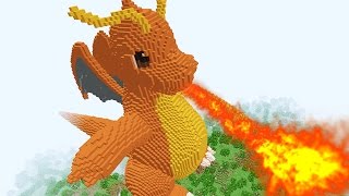 MINECRAFT vs POKEMON GO : GIGA DRAGONITE VS REZENDE !!!