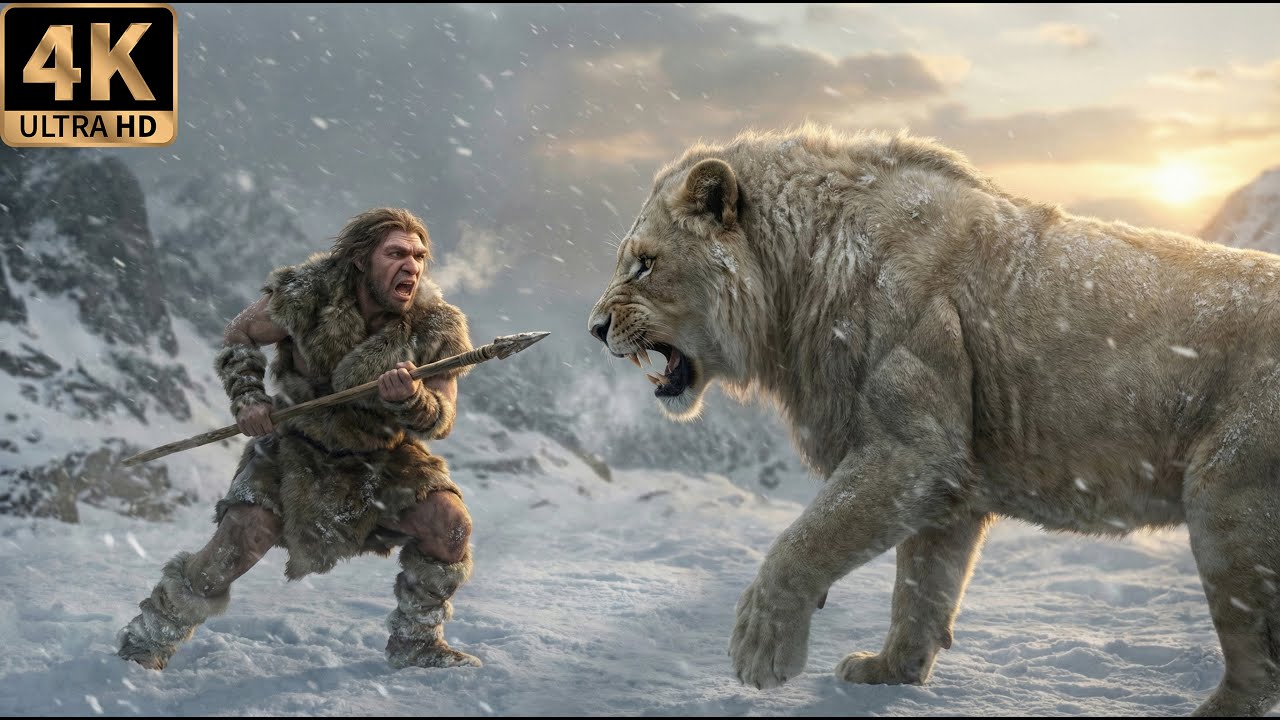 НЕАНДЕРТАЛЕЦ ПРОТИВ ПЕЩЕРНОГО ЛЬВА: ПЕРВАЯ ВОЙНА ЧЕЛОВЕЧЕСТВА