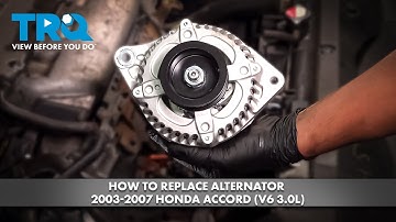 How to Replace Alternator 2003-2007 Honda Accord (V6 3.0L)