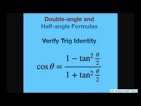 Verify Trig Identity