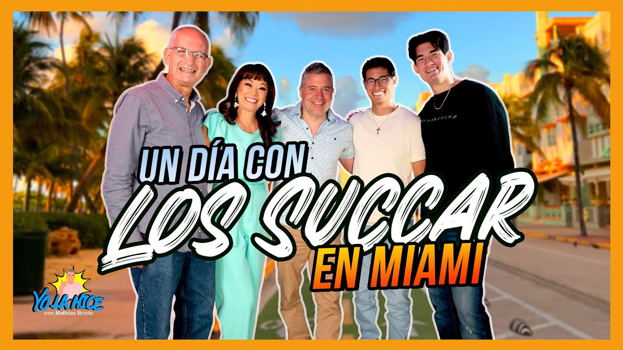 UN DÍA CON LOS SUCCAR en MIAMI🌴🎤 - Yo la hice con MATHIAS BRIVIO, TONY SUCCAR y MIMI SUCCAR