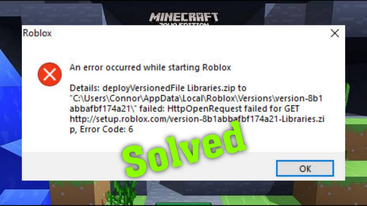 An Error Occurred While Starting Roblox Studio Açılmıyor I Error Opening  Hatası Fix Hatası Çözüm2021 