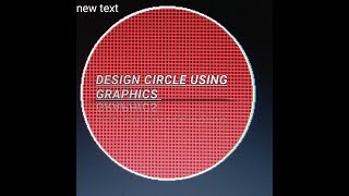 HOW TO DESIGN AND COLOUR A CIRCLE USING GRAPHICS.H | C++| GRAPHICS.H