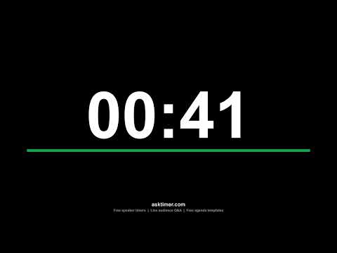 45 Second Timer — Silent 4K Countdown | AskTimer.com