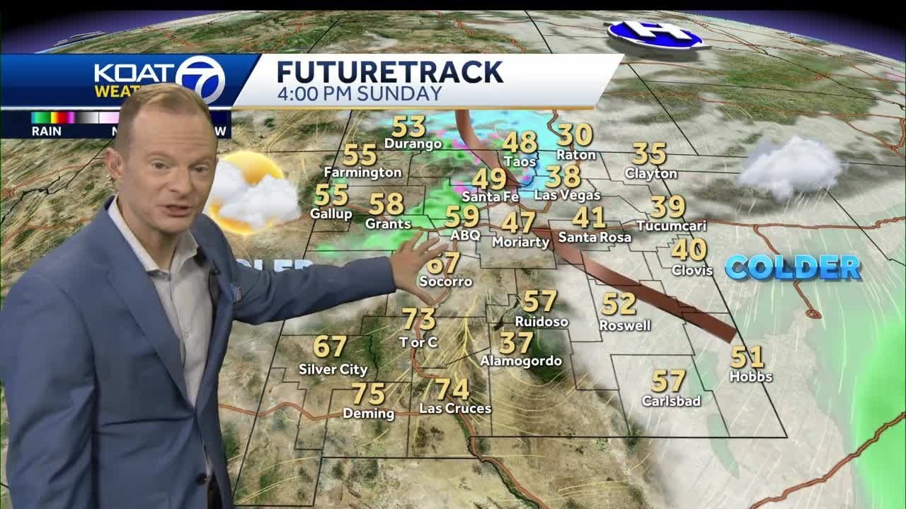 Mild for a little longer then freezing temps and some snow - YouTube