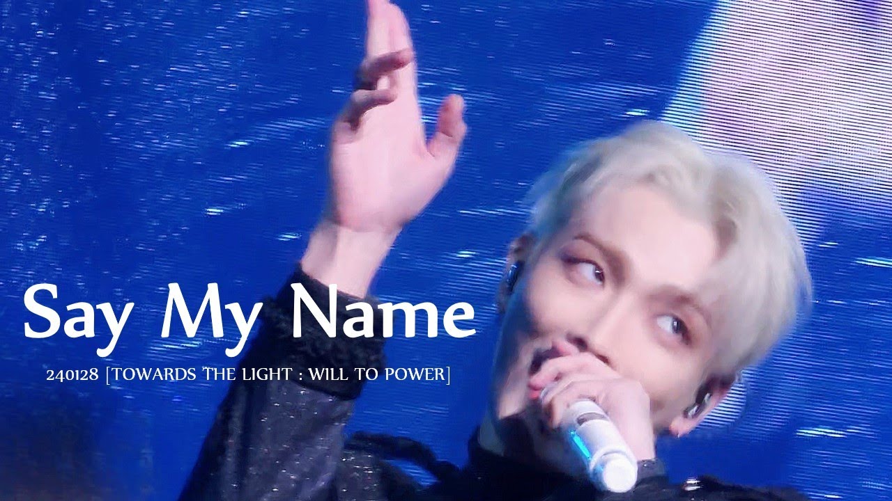 (4K) 240128 ATEEZ 에이티즈 'Say My Name' 홍중 HONGJOONG Fancam 직캠 - [TOWARDS THE LIGHT:WILL TO POWER] 콘서트