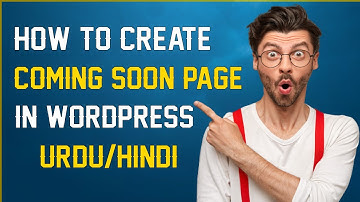 how to create coming soon page in WordPress website | WordPress maintenance mode in Urdu/Hindi