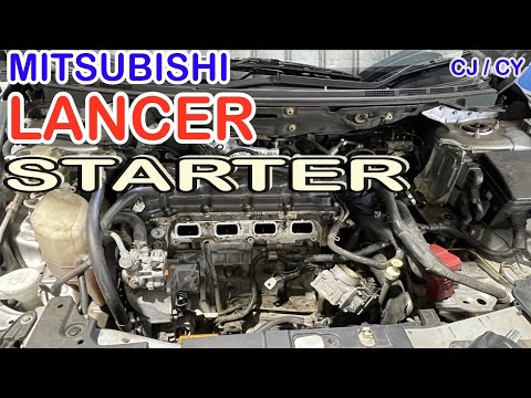 STARTER REPLACED in more than 13 minutes MITSUBISHI LANCER