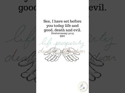 Memorize with Us! Deuteronomy 30:15