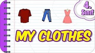 My Clothes Ünitesi Ve Kelimeleri 4Sınıf İngilizce 