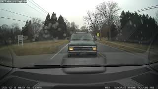 Some Crazy Driver 2/11/2021 10:53AM Oak Ridge NC Rear Part 2