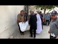 تشييع الشهيد حاتم حسنين الذي ارتقى باستهدافه من طائرة مسيّرة إسرائيلية في منطقة التوام شمال غرب غزة