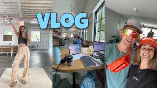 VLOG: sharing something exciting, new haircut, coffee shop work days!