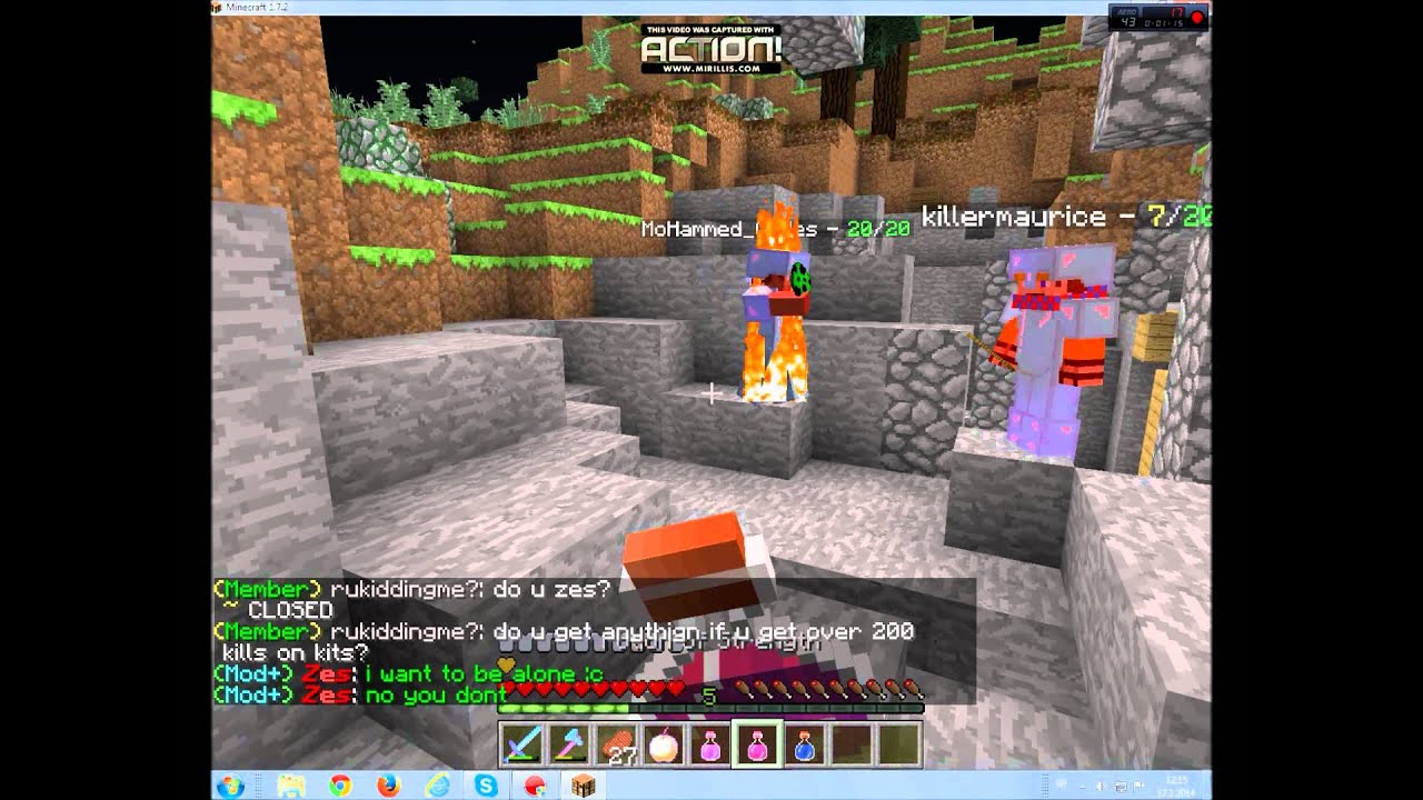 Reconcraft R Minecraft ReconCraft Little PvP Montage - YouTube