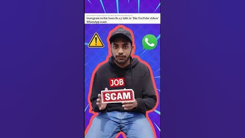 New WhatsApp scam Exposed ⚠️📲 #whatsapp #jobscam