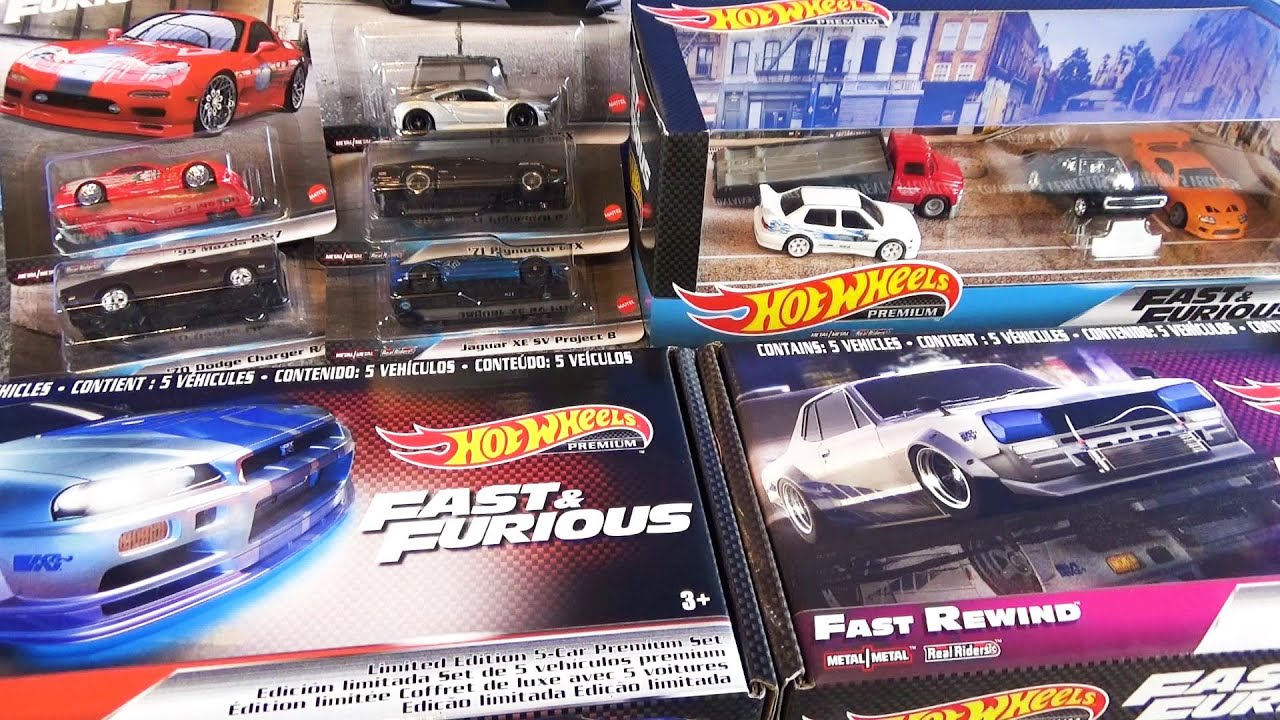 Fast & Furious Hot Wheels Premium Assortment, Premium Box