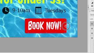 Creating a website promotional banner image - Part 6 -  Adding A Call To Action