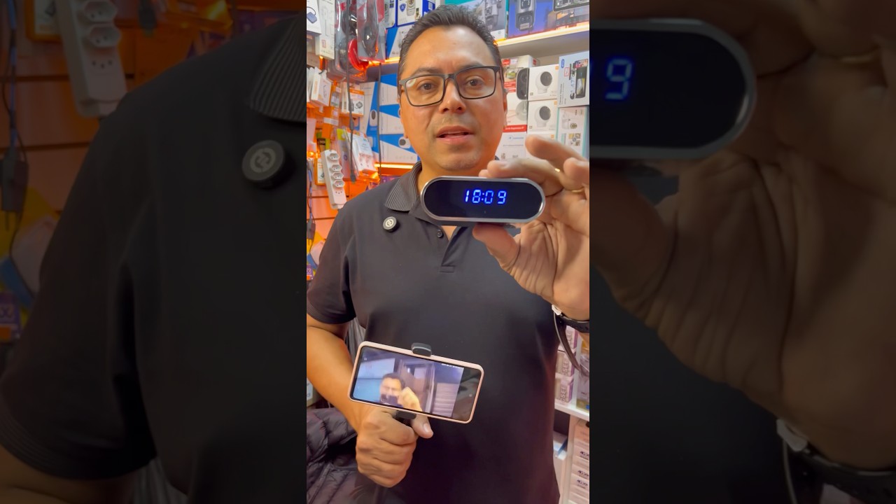 Relógio de mesa ou câmera espiã Wi-Fi é imperceptível a olho nu 