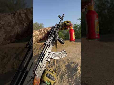 Ak47 blow 🆙😱a bottle target #shorts #feed #gaming #trending #pubg #military