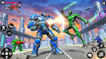 Army Tank Bus Car Jet Transformation Robot Game2025 | - AndroidGameplay | part -01