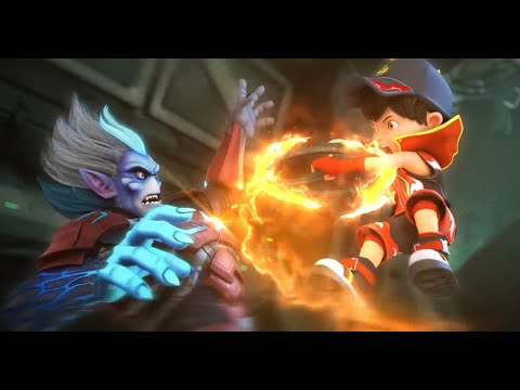 BoBoiBoy VS Retak'ka FIRST BATTLE