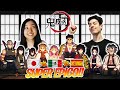 JAPONESA 🎌 REACCIONA A LAS VOCES DE LOS PILARES DE KIMETSU NO YAIBA EN DOBLAJE JAP, ESP Y MEX 😉