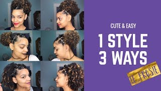 CUTE & EASY | 1 Style 3 Ways | BILINGUAL