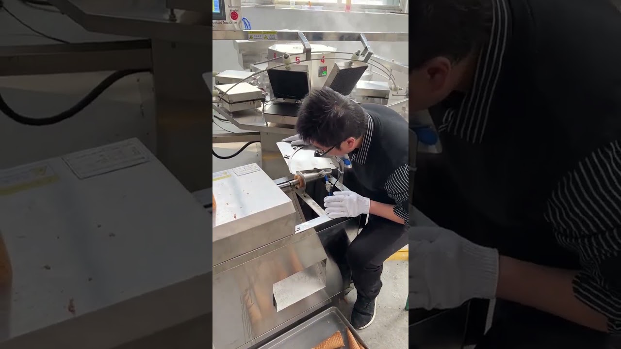 Sugar Cone Maker Waffle Cone Making machine Ice cream cone maing machine