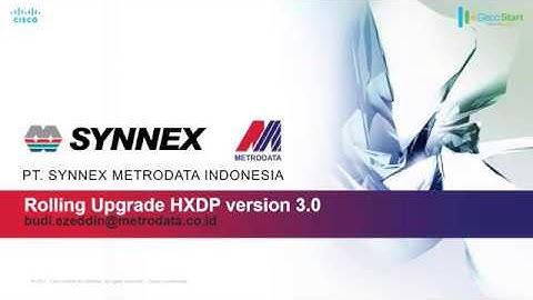 Rolling upgrade on Hyperflex by Budi Ezeddin