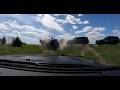 High-Speed Chase Ends With Stolen Car Rolling & Catching Fire