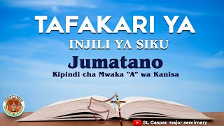 TAFAKARI YA INJILI YA SIKU YA LEO, JUMATATU JULAI 31, 2023