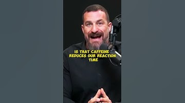 Caffeine can reduce reaction time #andrewhuberman #neuroscience
