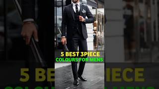 5 Best 3 Piece Suit Colours for mens shorts