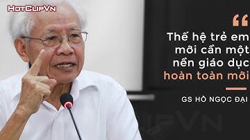 GS. HỒ NGỌC ĐẠI tâm sự về phổ cập sách CNGD và cậu học trò ông TỰ HÀO NHẤT đang làm nghề SỬA XE